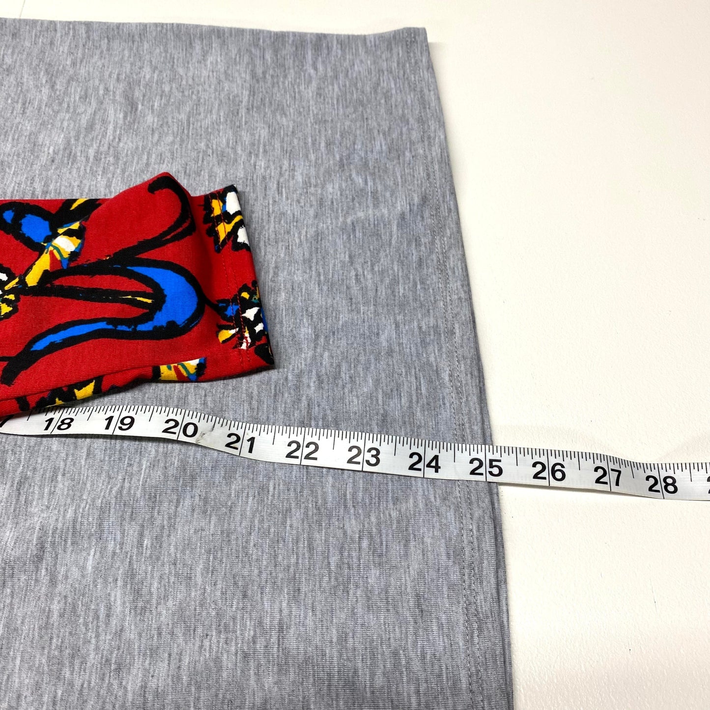 LuLaRoe Kids Unisex 14 Red/Gray Sloan Floral Raglan T-Shirt 3/4 Sleeves NWT