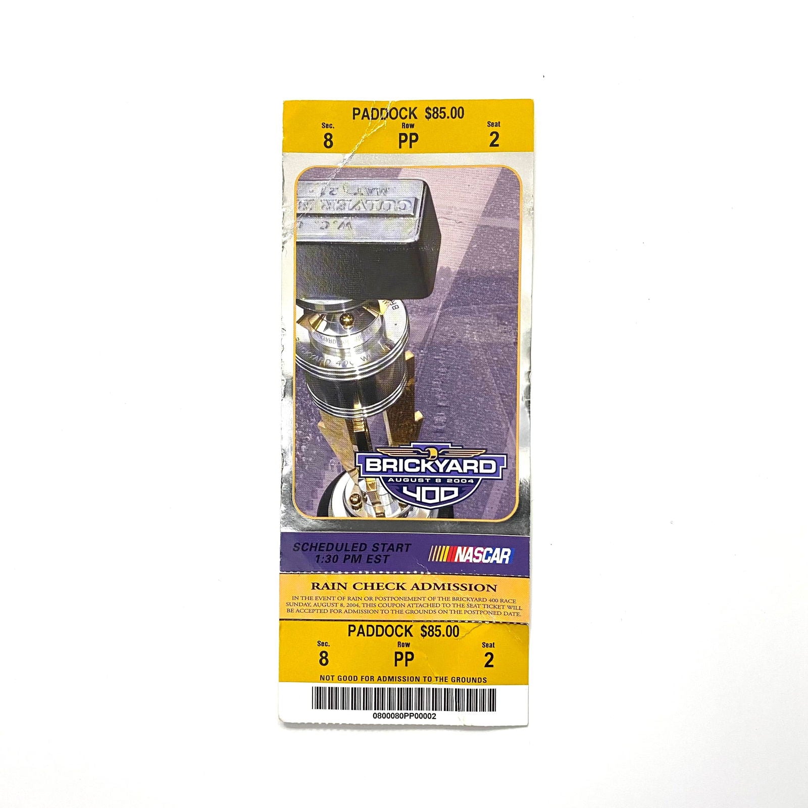 2004 Brickyard 400 Indianapolis Motor Speedway Ticket Stubs -  | Buy at Parsimony Shoppes