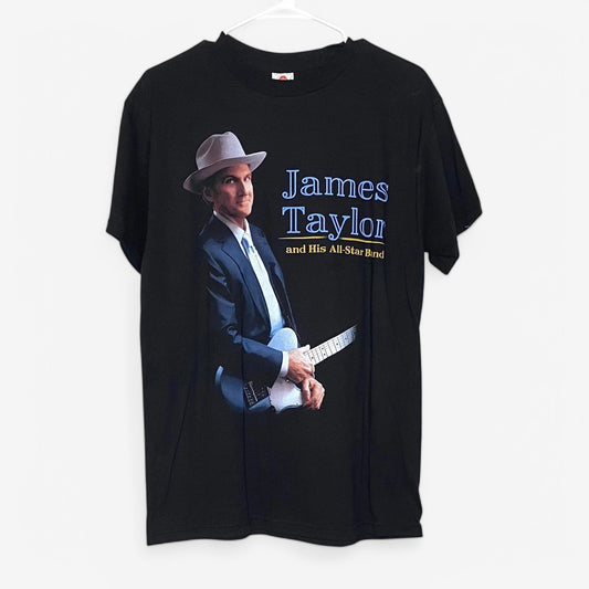 2014 James Taylor Concert Tour T-Shirt - M - Black - All-Star Band Merch