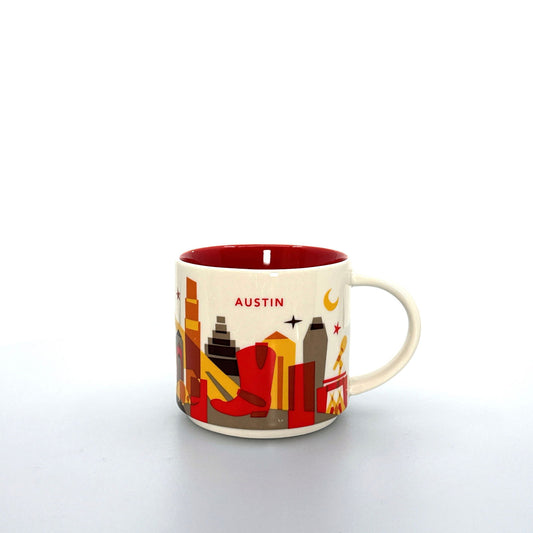 2014 Starbucks Austin YOU ARE HERE Coffee Mug 14oz Collectors Cup Pre-Owned -  | Buy at Parsimony Shoppes