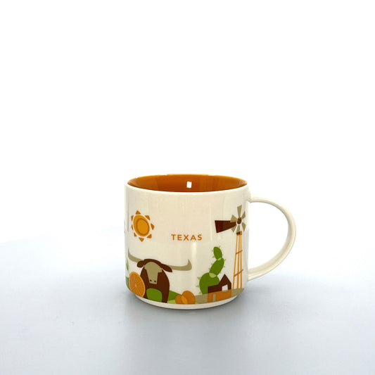 2017 Starbucks Texas YOU ARE HERE Coffee Mug 14oz Collectors Cup Pre-Owned -  | Buy at Parsimony Shoppes