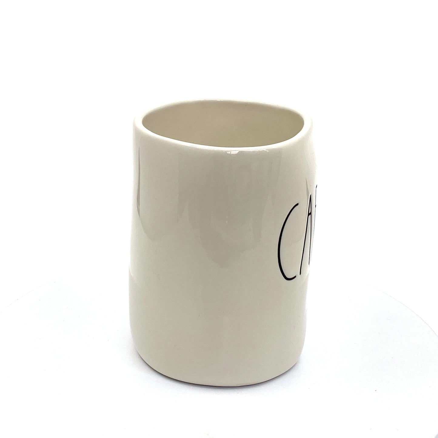 Rae Dunn Artisan Collection ‘CAFFEINE’ Large Letter White Coffee Cup Mug By Magenta