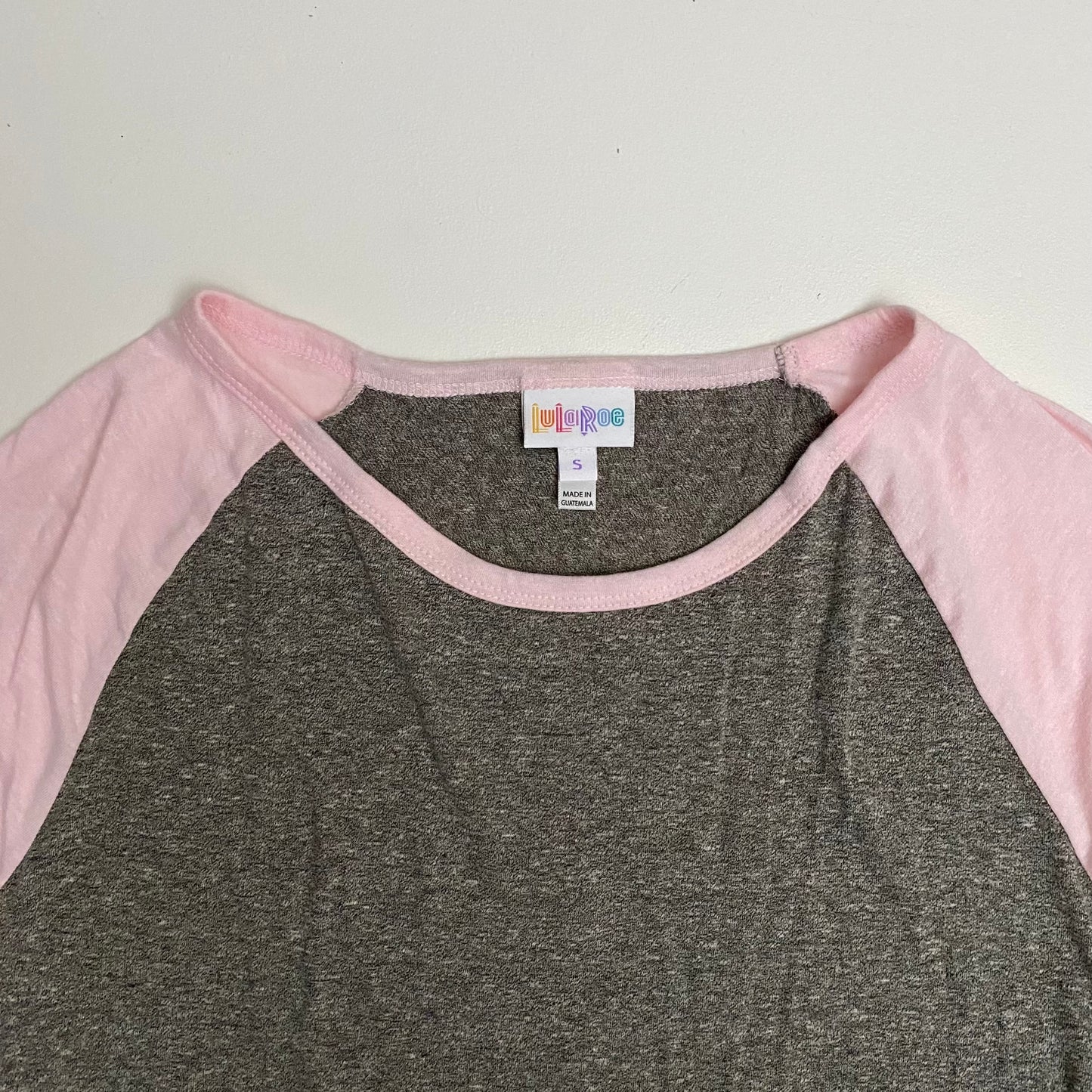 LuLaRoe Julia Bodycon Dress | S (4-6) | Gray/Pink | Colorblock | NWT