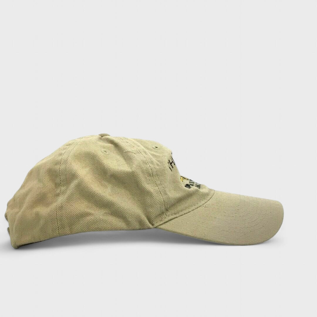 Resilient Thunderhorse 12th Battalion 2nd Cavalry Regiment Hat | Beige | Embroidered Cotton Twill | Adjustable Fit | Pre-Owned