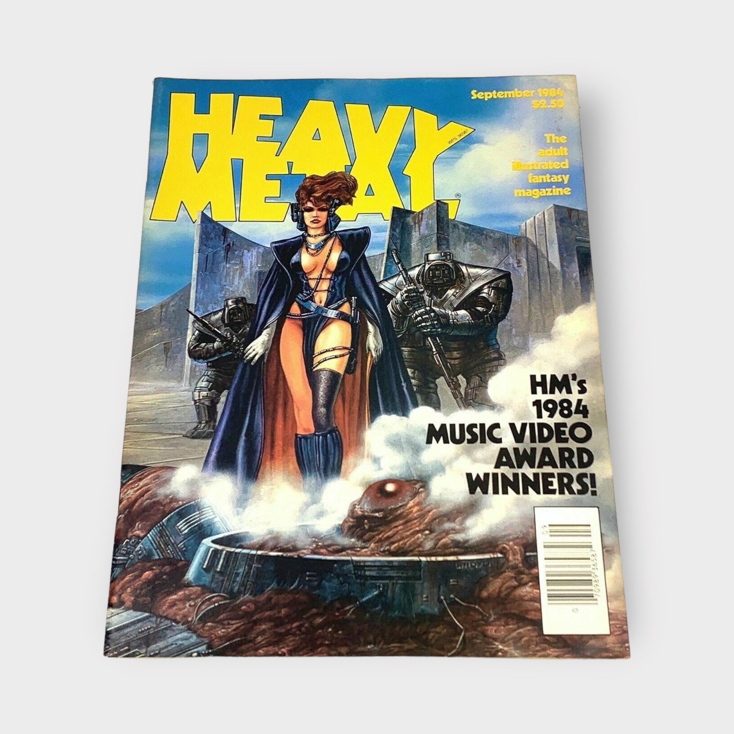 HEAVY METAL Adult Illustrated Fantasy Erotic Magazine | Vintage | GUC | September 1984