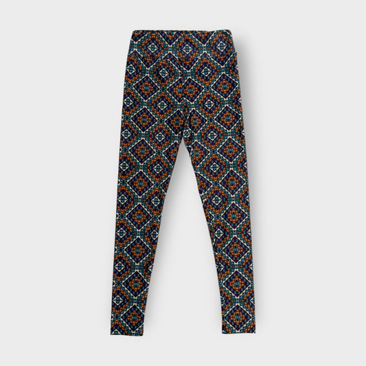 LuLaRoe Leggings | OS (2-10) | Multicolor Geometric Pattern | Buttery Soft | New