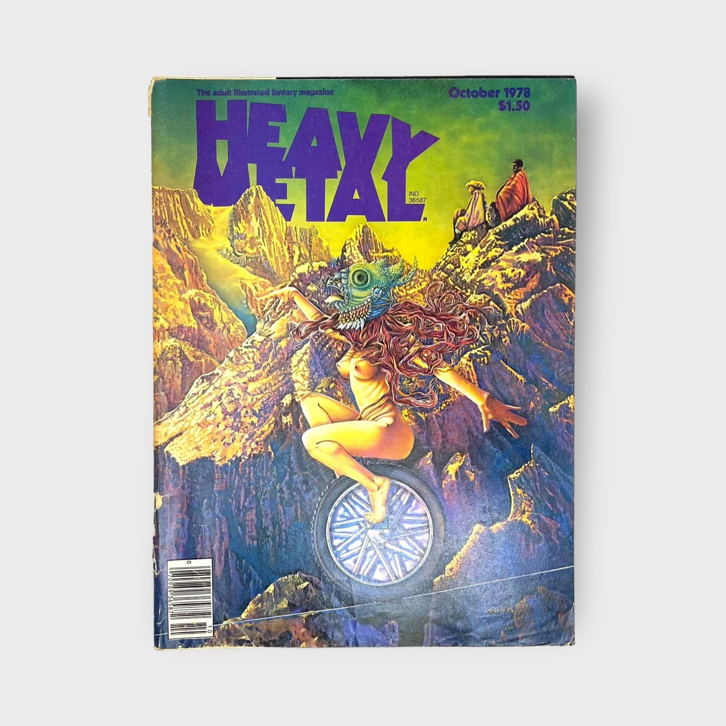 HEAVY METAL Adult Illustrated Fantasy Erotic Magazine | Vintage | GUC | October 1978