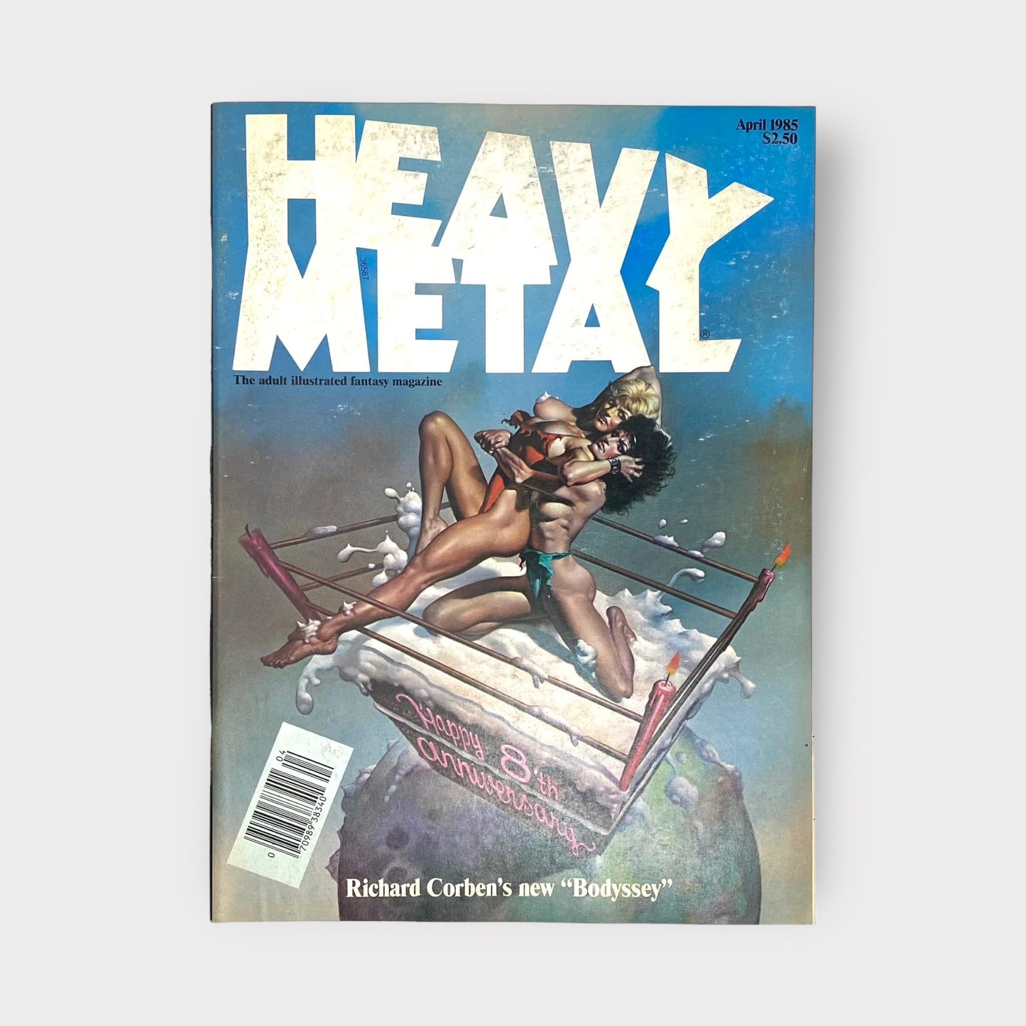 HEAVY METAL Adult Illustrated Fantasy Erotic Magazine | Vintage | GUC | April 1985