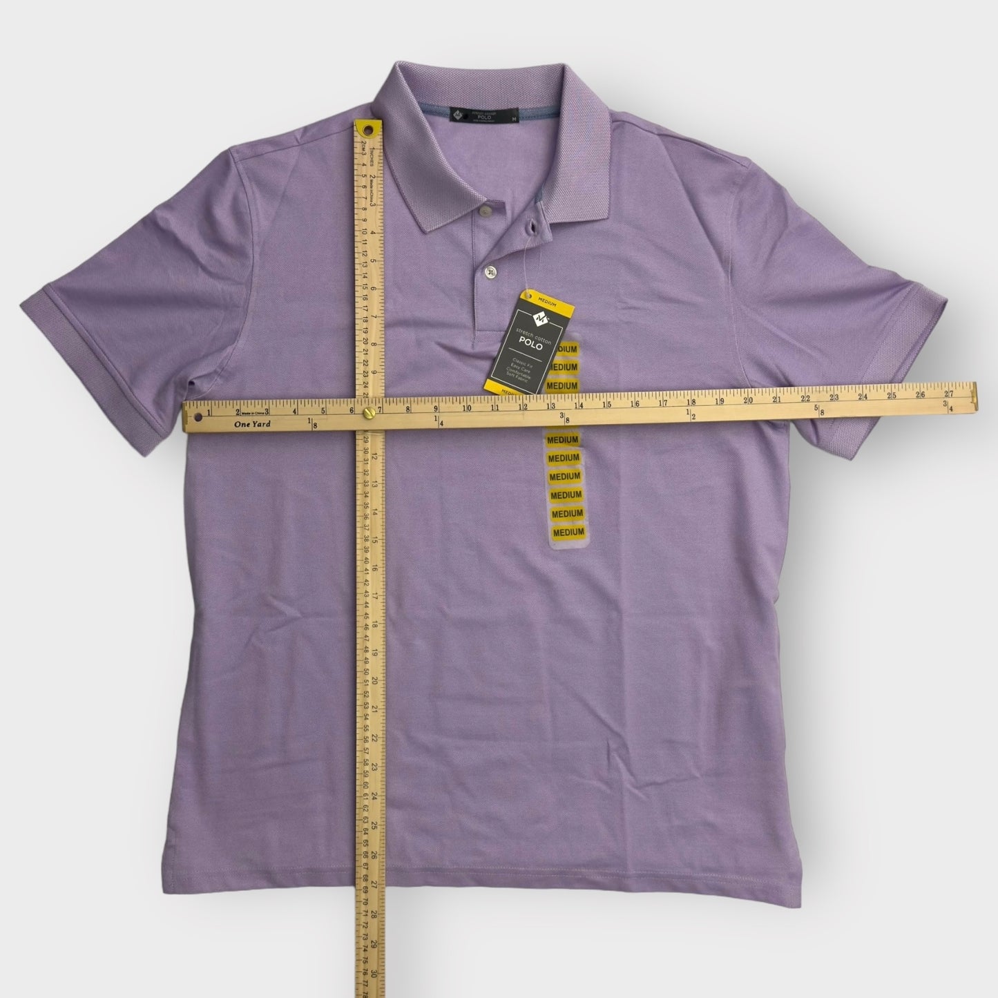 Members Mark Mens S/s Polo | M | Violet Purple | NWT