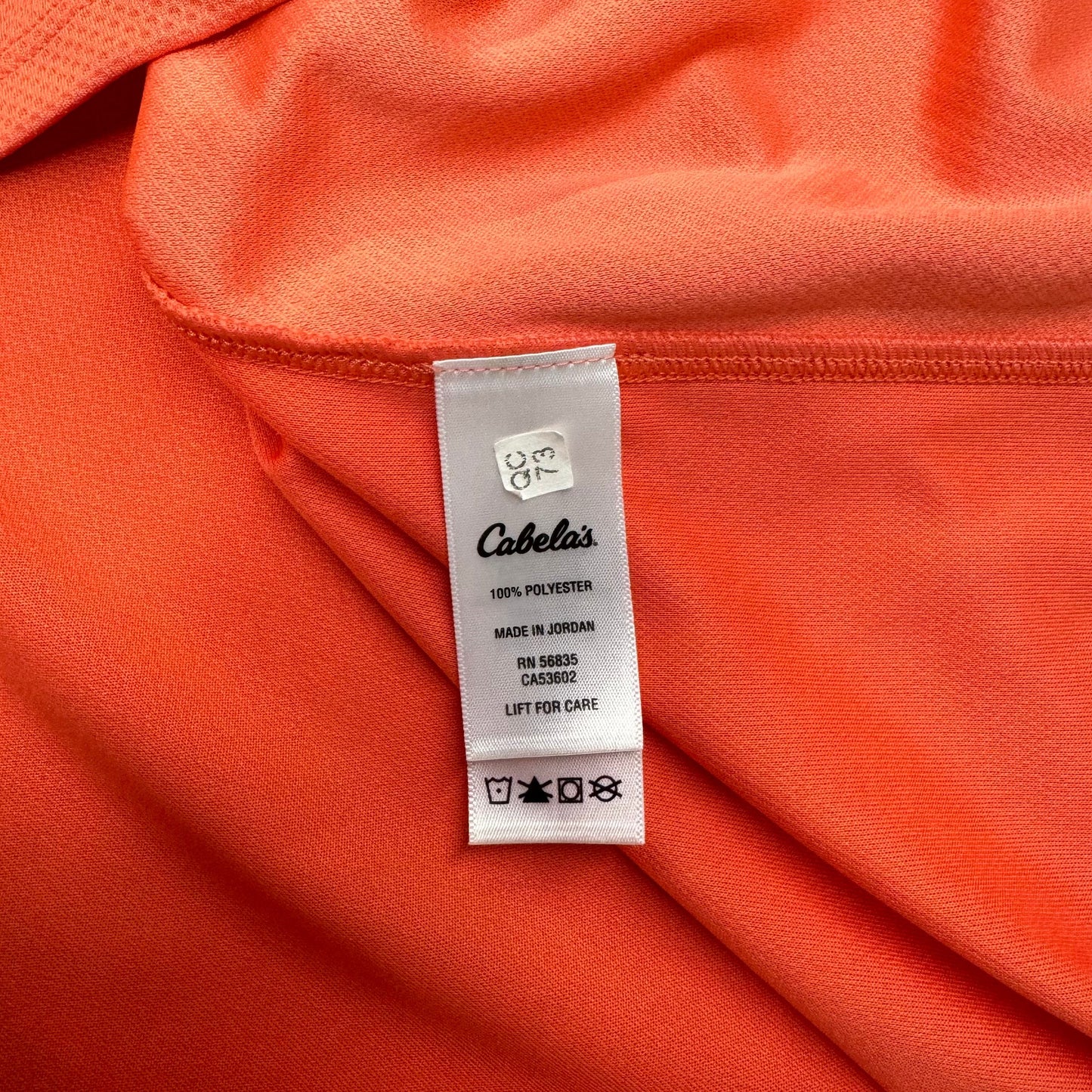 Cabelas Guidwear | Womens L/s Activewear Top | Color: Salmon Pink | Size: XL