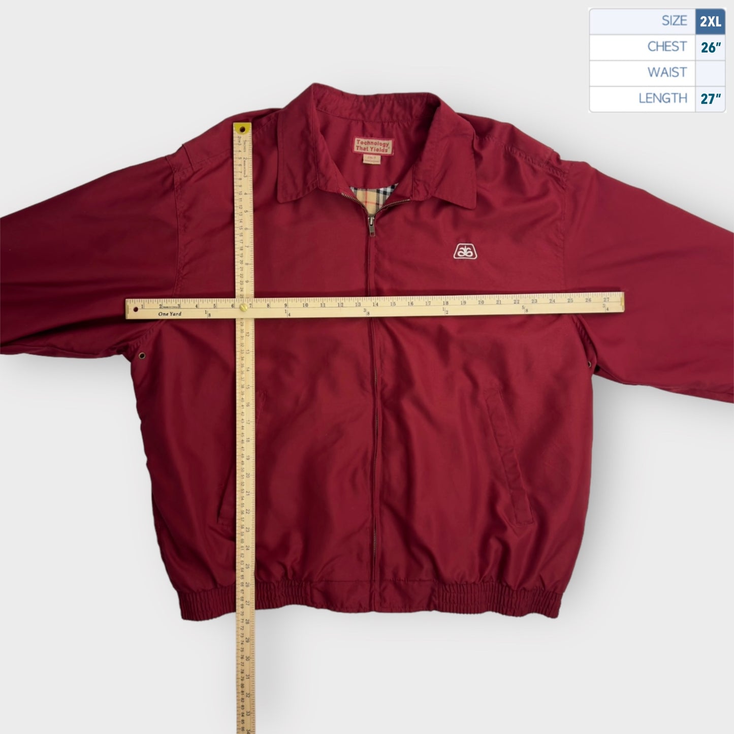 Pioneer Seed Mens Coaches Windbreaker Jacket  | 2XL-T | Brick Red | GUC