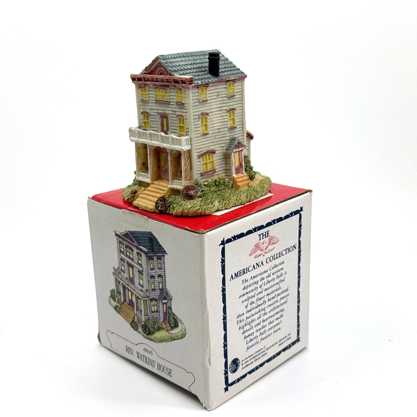 Rev. Watkins' House | Liberty Falls Americana Collection - AH45 | 1994 | EUC Original Box