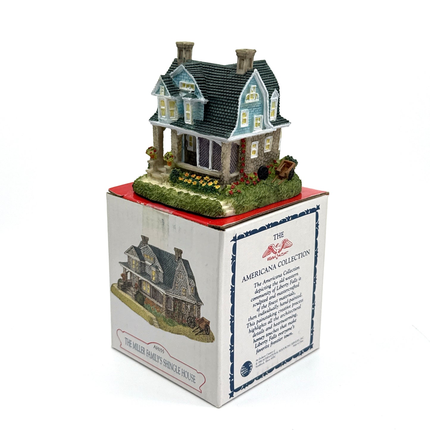 The Miller Family’s Shingle House | Liberty Falls Americana Collection - AH155 | 1998 | EUC