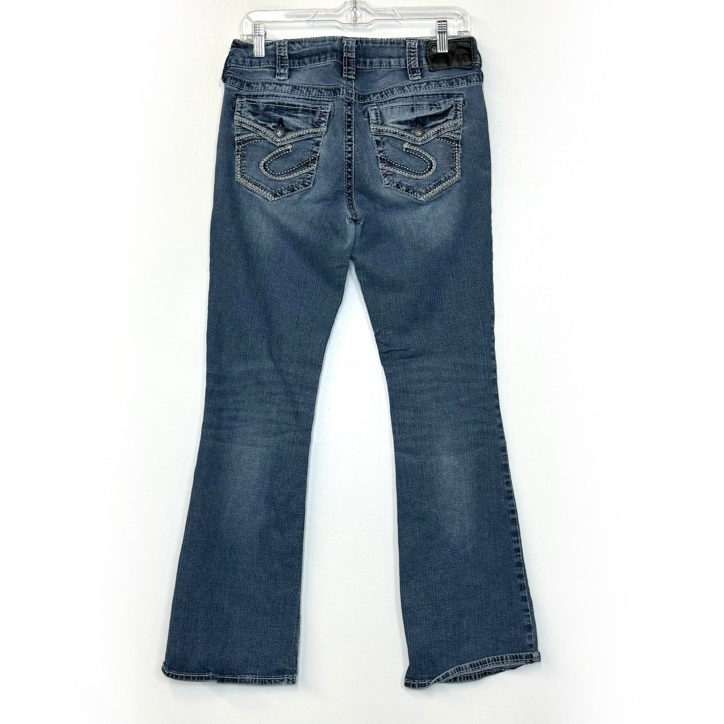 Silver Jeans | Suki Mid Boot Fluid Denim | Color: Blue | Size: 31/31 | Pre-Owned