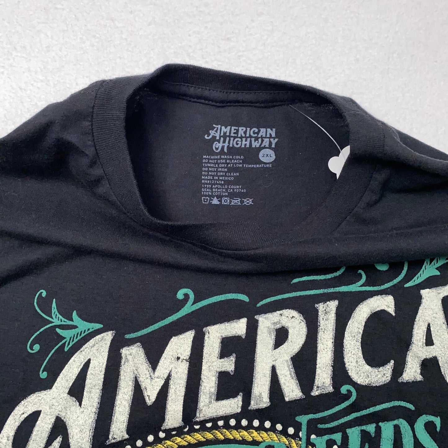 American Highway "America Needs Farmers" T-Shirt | 2XL | Soft Cotton | New