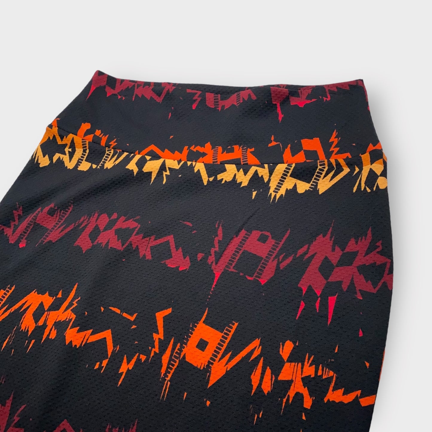 LuLaRoe Cassie Pencil Skirt - Black Multicolor Abstract - Women's M (8-10) - NWT