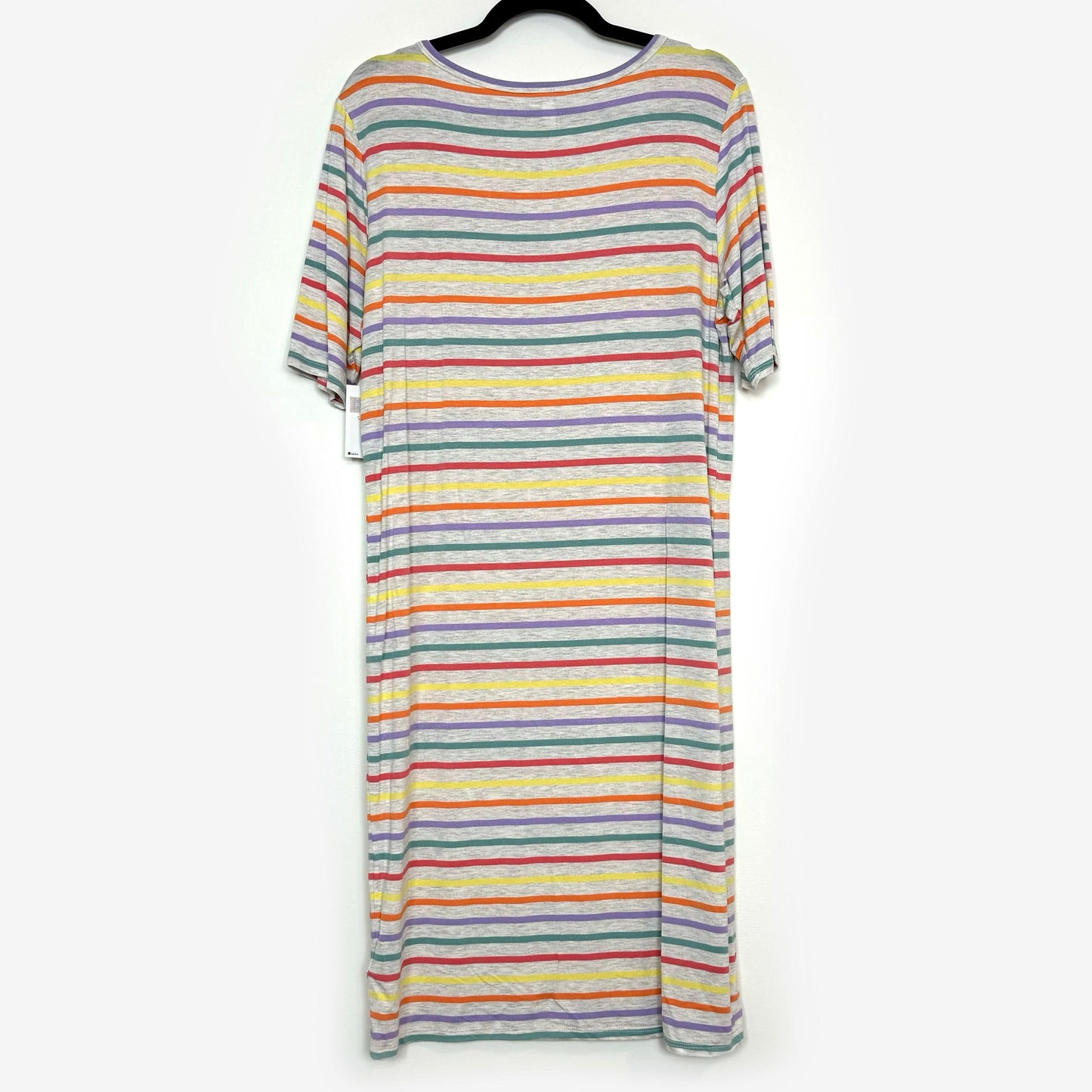 LuLaRoe Julia Bodycon Dress | XL (16-18) | Multicolor | Striped | NWT