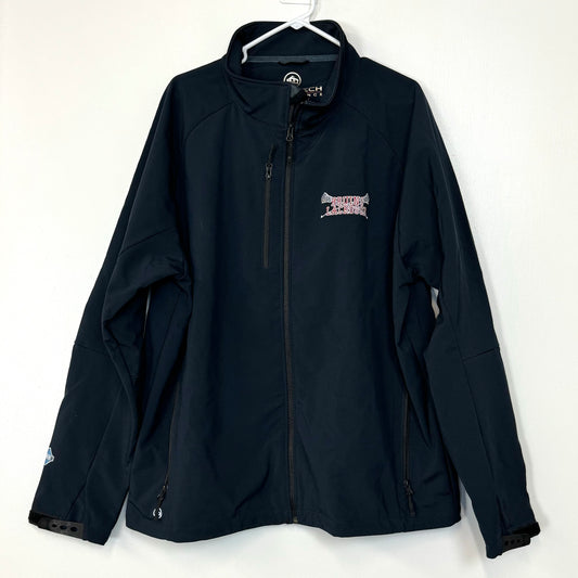 Cherry Creek Bruins Lacrosse | Embroidered Softshell Full-Zip L/s Jacket | Color: Dark Blue | Size: 2XL | NWoT