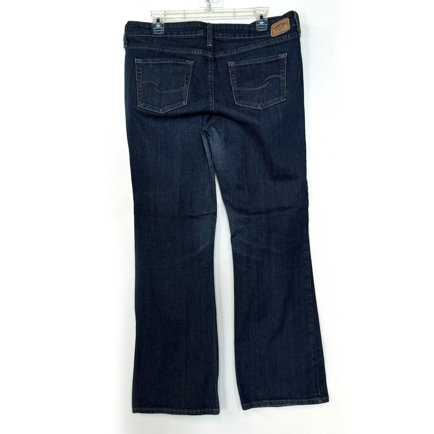 Levi Strauss Signature | Misses Low Rise Bootcut Denim Jeans | Color: Blue | Size: 14 Medium