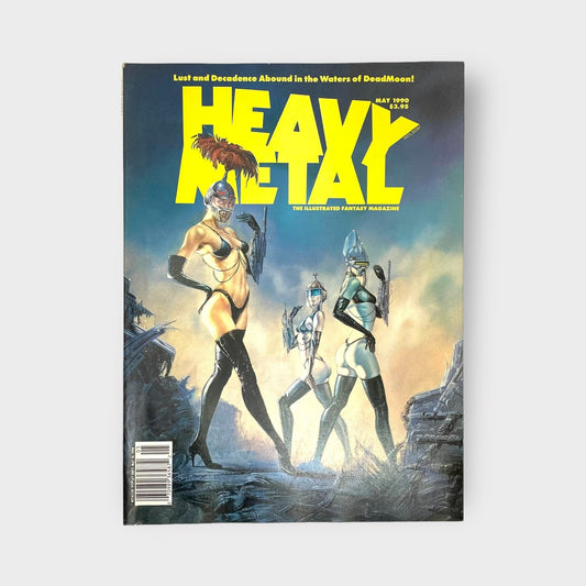 HEAVY METAL Adult Illustrated Fantasy Erotic Magazine | Vintage | GUC | May 1990