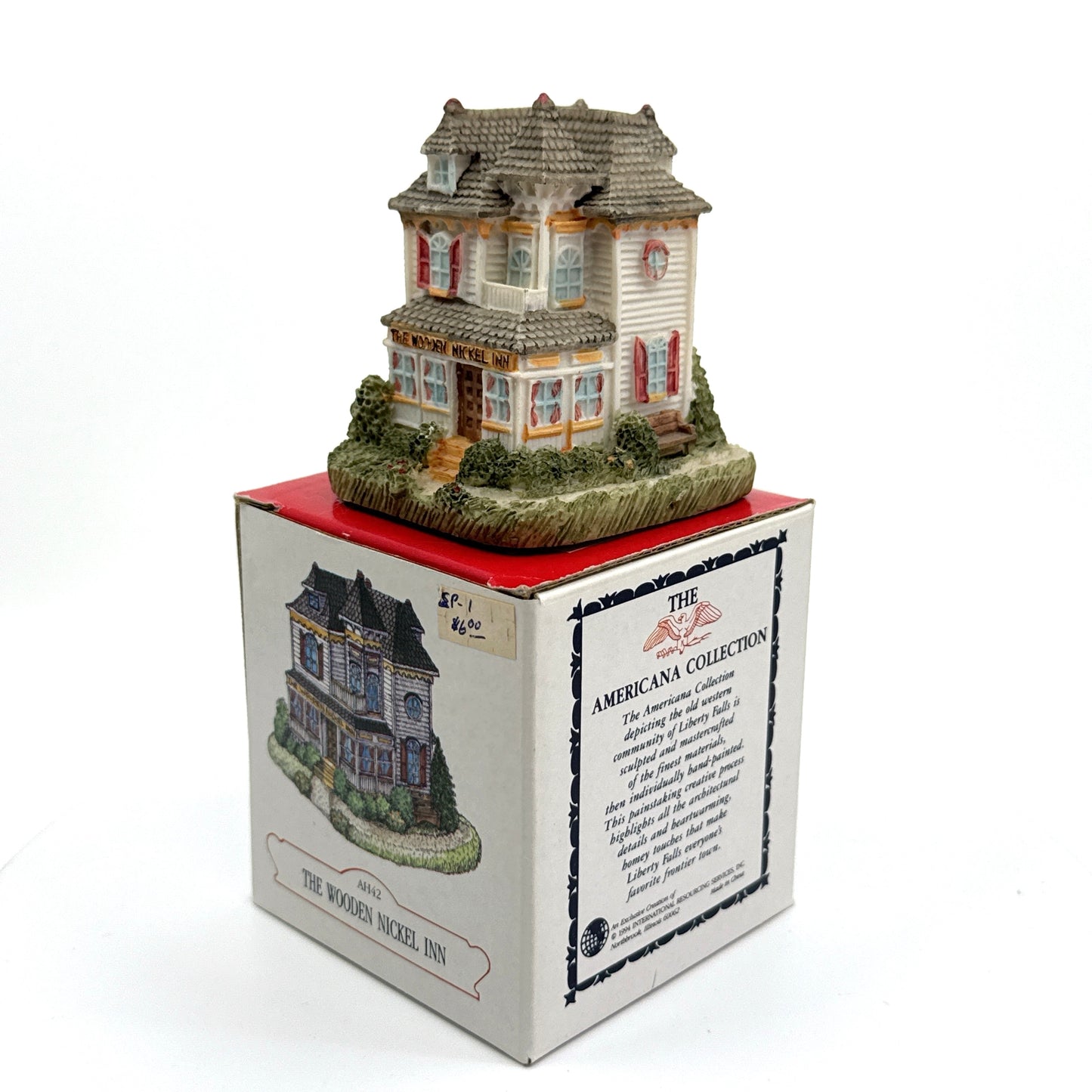 The Wooden Nickel Inn | Liberty Falls Americana Collection - AH42 | 1994 | EUC Original Box