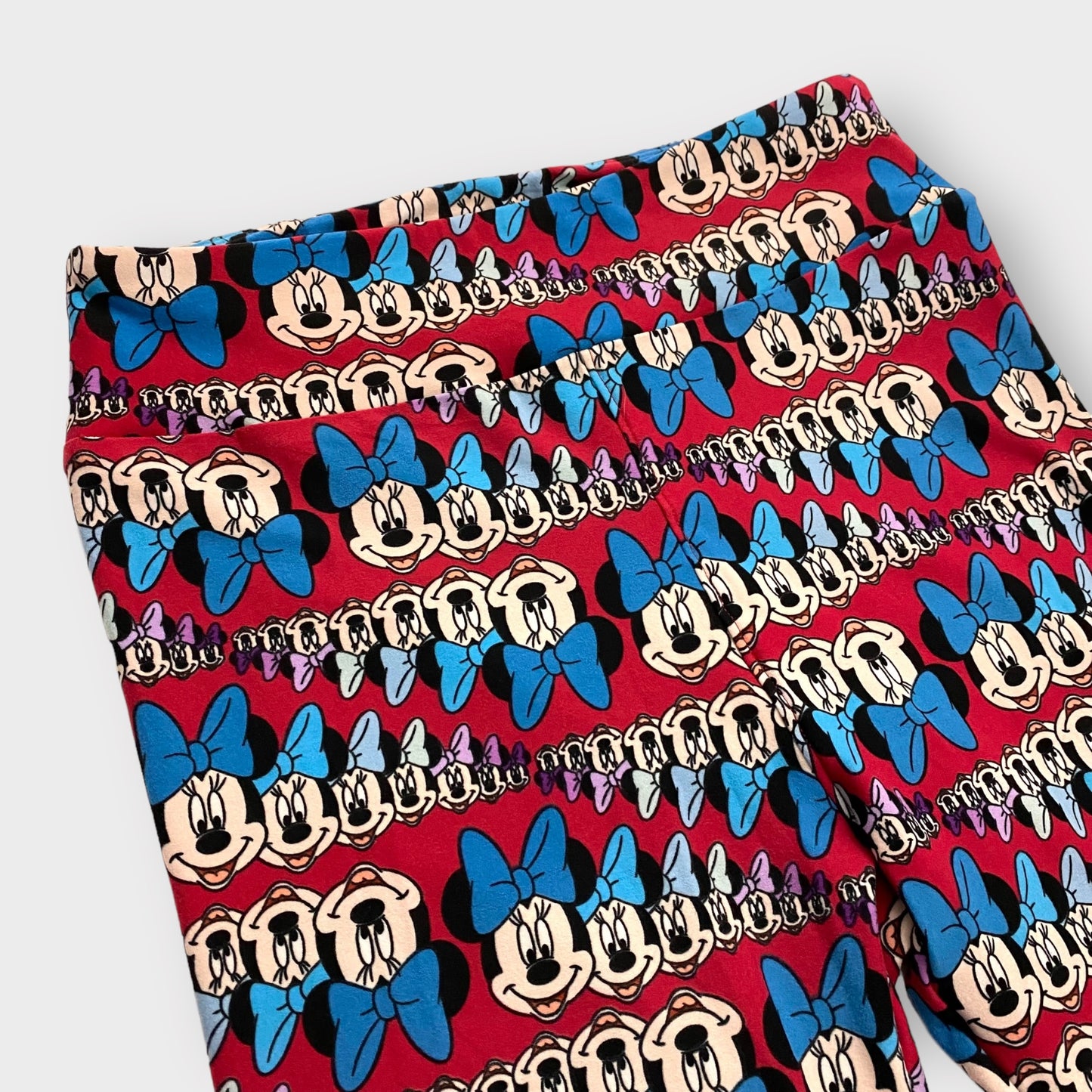 LuLaRoe Disney Leggings | TC (12-18) | Red/Multicolor Minnie Mouse | New