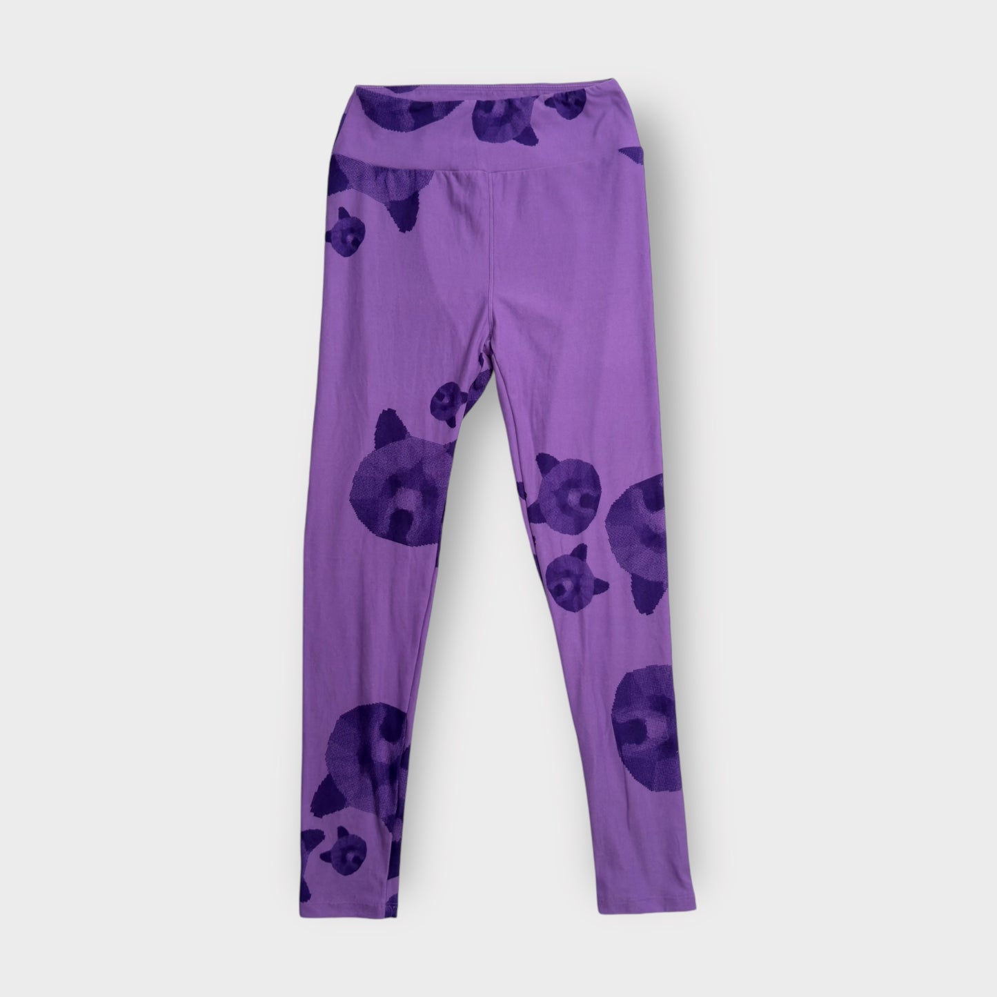 LuLaRoe Leggings | OS (2-10) | Purple Bears Pattern | Buttery Soft | New