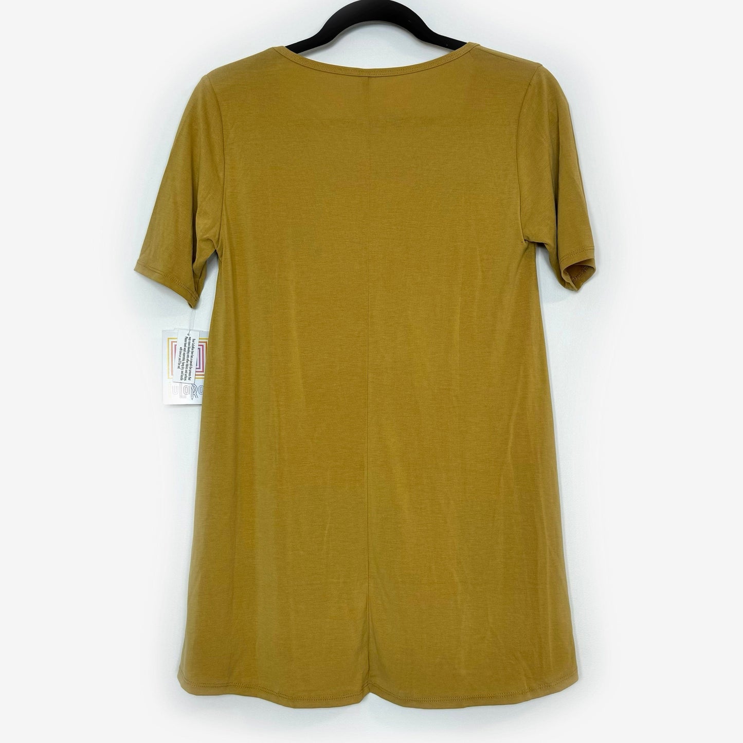 LuLaRoe Vault | Perfect T Swing Top | Size: XXS (0-6) | Color: Mustard Yellow | Solid | NWT