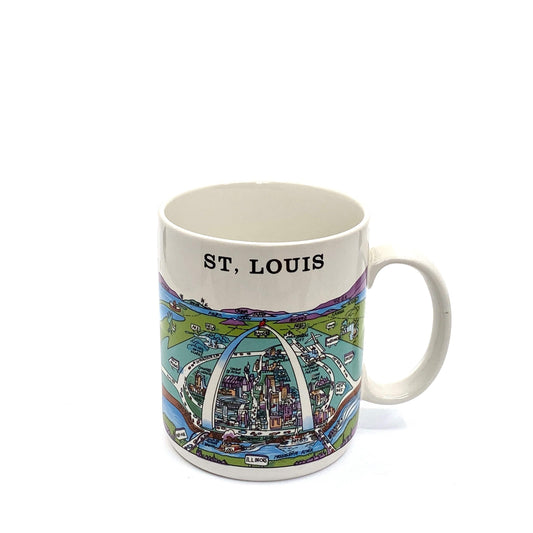 St. Louis, MO. Travel Tourism Souvenir Coffee Cup/Mug 14 Fl Oz