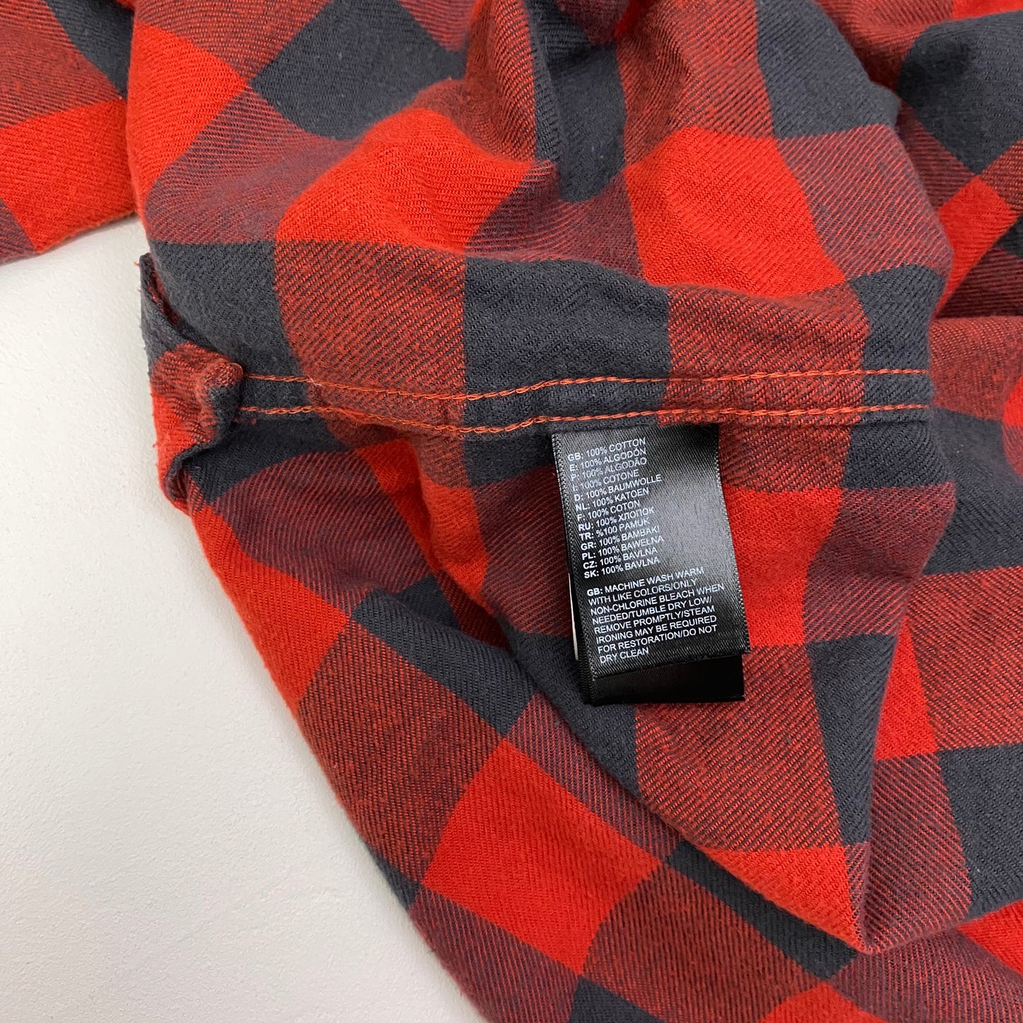 The North Face Mens Flannel Shirt | M | Black/Red Plaid | L/s Button-Up | EUC