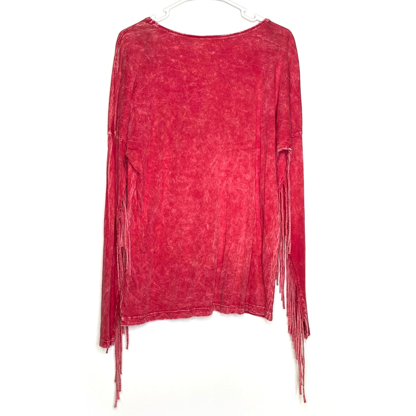 Red Fringe Shirt