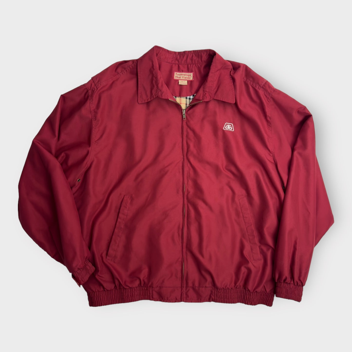 Pioneer Seed Mens Coaches Windbreaker Jacket  | 2XL-T | Brick Red | GUC