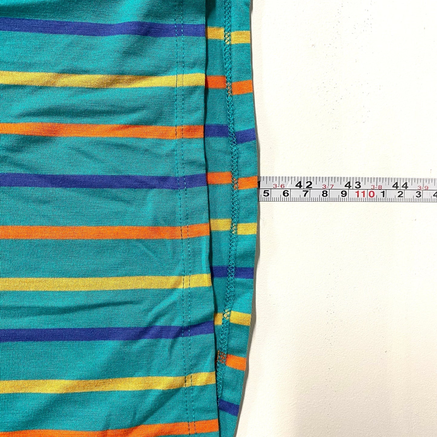 LuLaRoe Julia Bodycon Dress | M (8-10) | Green/Orange/Blue | Striped | NWT