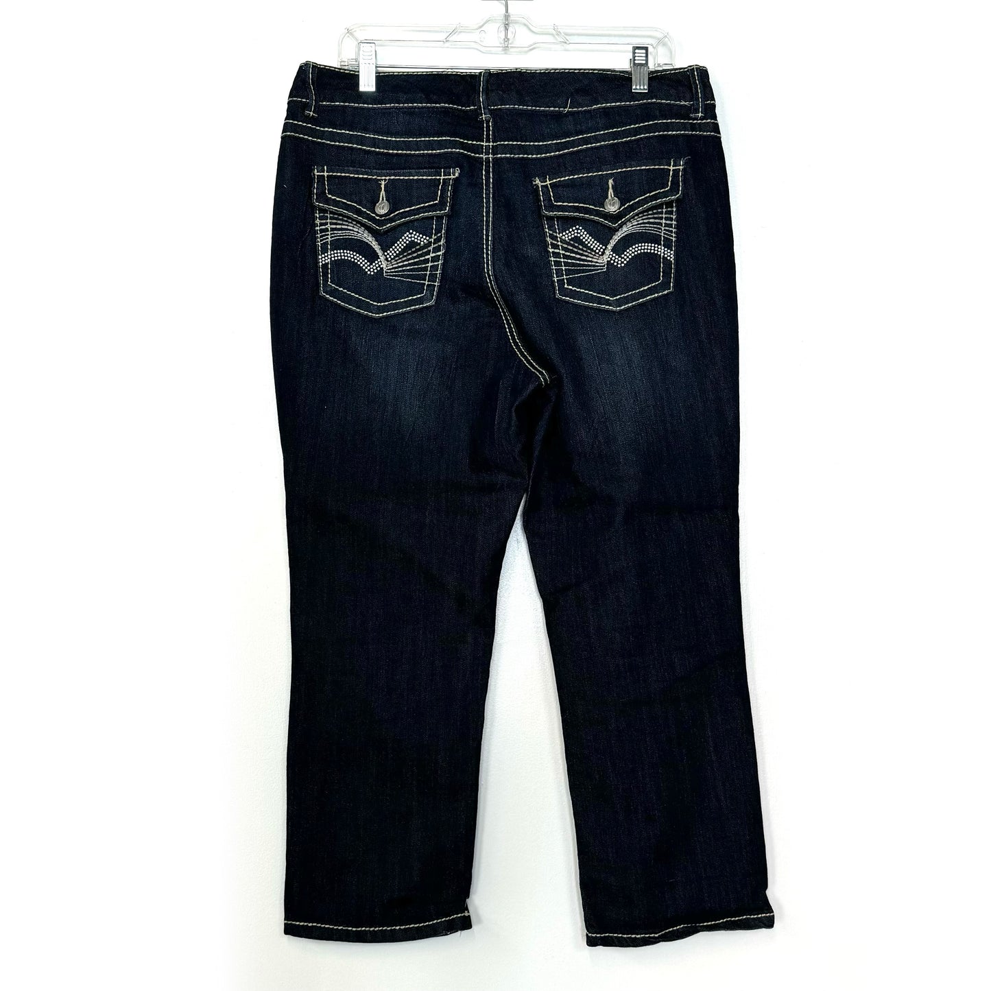 Nine West | Womens Denim Jeans | Color: Dark Blue | Size: 12/30 Average