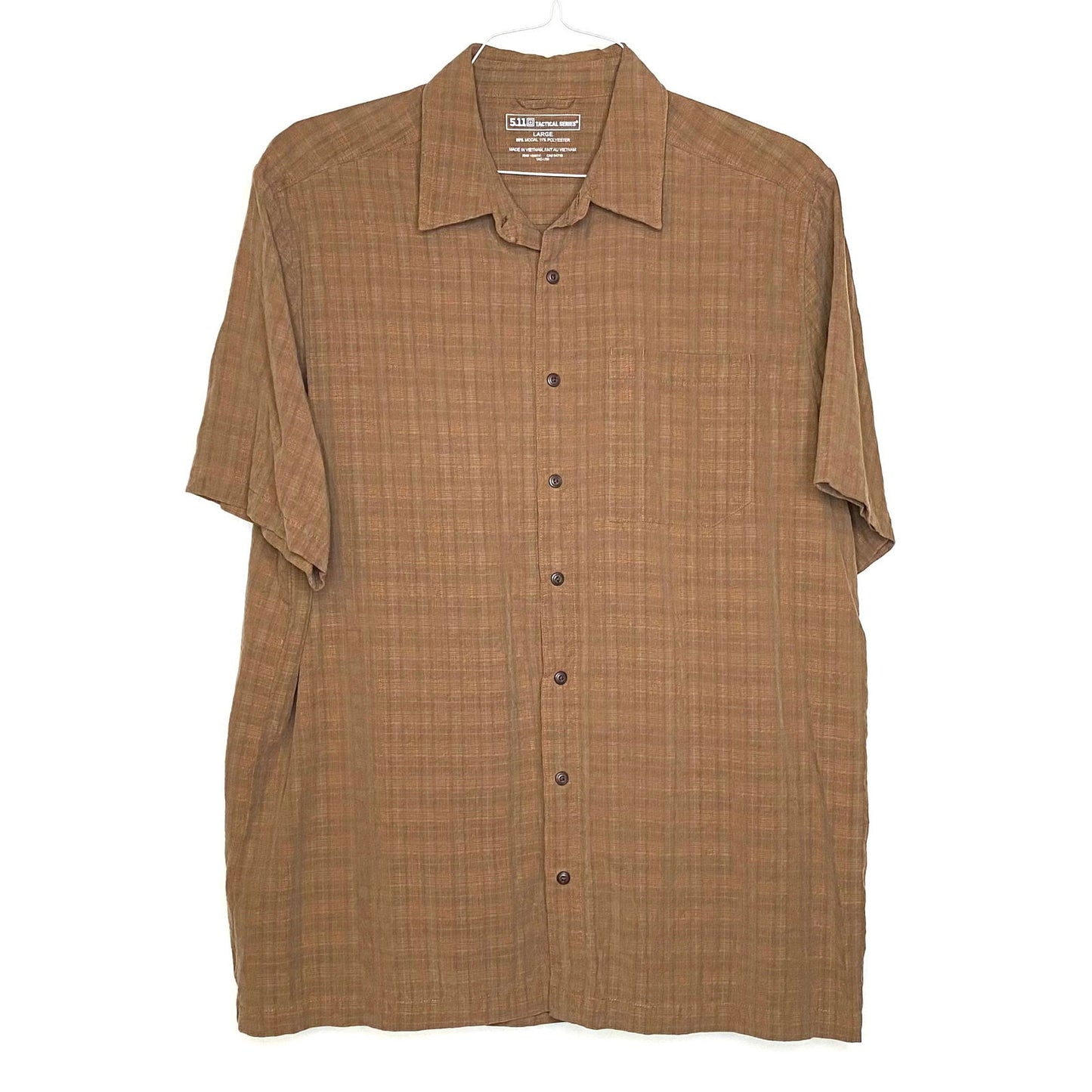 511 Tactical Series Mens Size L Brown Plaid Casual Shirt s/s Pre-Owned -  | Buy at Parsimony Shoppes