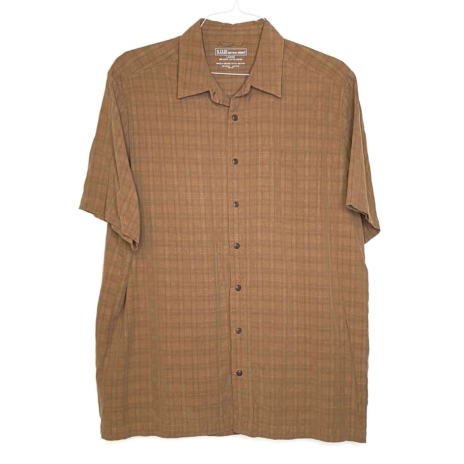 511 Tactical Series Mens Size L Brown Plaid Casual Shirt s/s Pre-Owned -  | Buy at Parsimony Shoppes