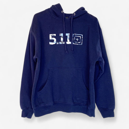 5.11 Tactical Series Men's Blue Hoodie Sweatshirt - Size M