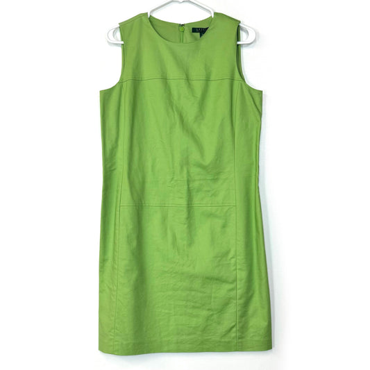 Lauren Ralph Lauren | Sleeveless Knee-Length A-Line Dress | Color: Green | Size: 10 | Pre-Owned