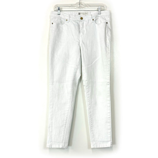 Anne Klein | Missy Skinny Ankle Jeans | Color: White | Size: 10