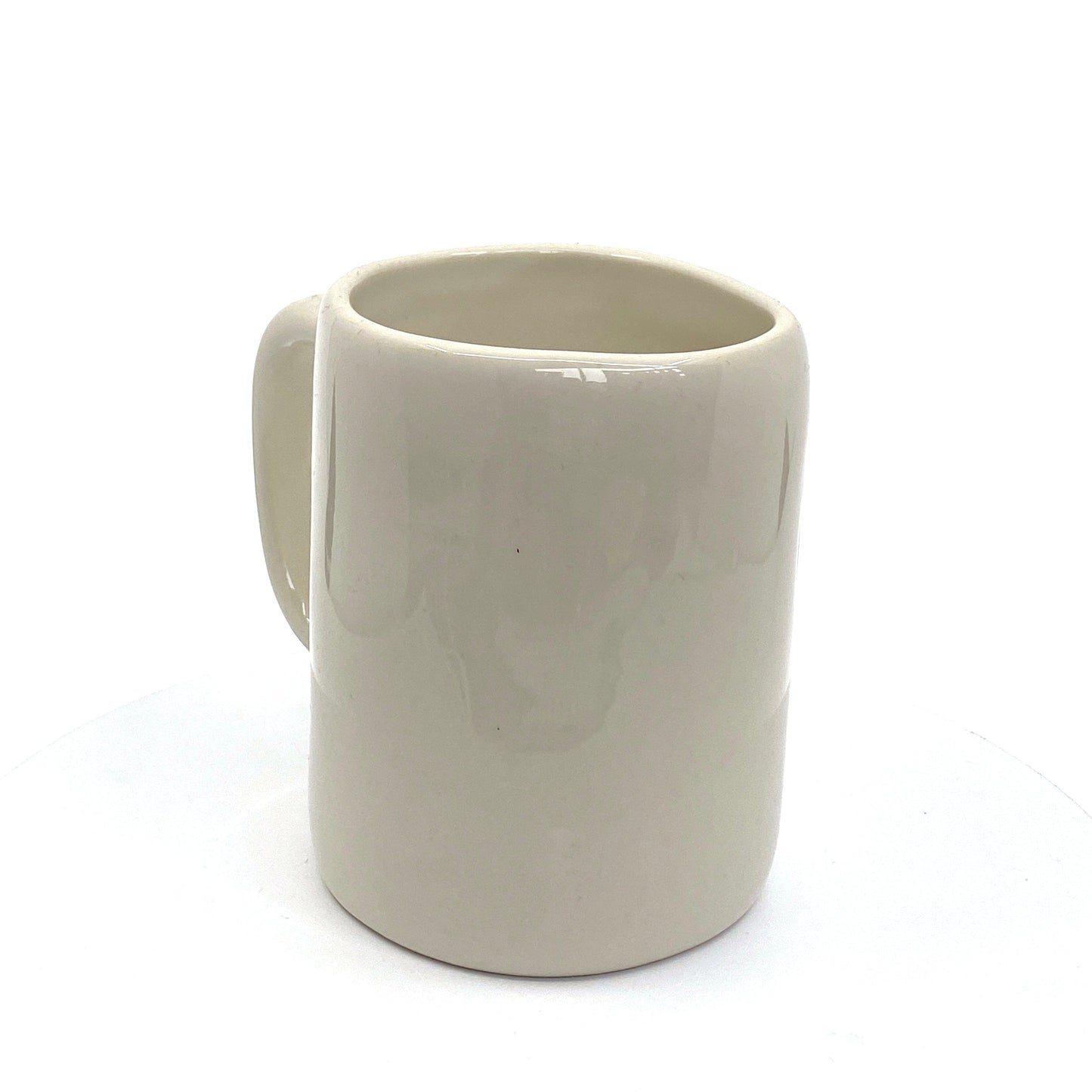 Rae Dunn Artisan Collection ‘GOBBLE’ Large Letter White Coffee Cup Mug By Magenta