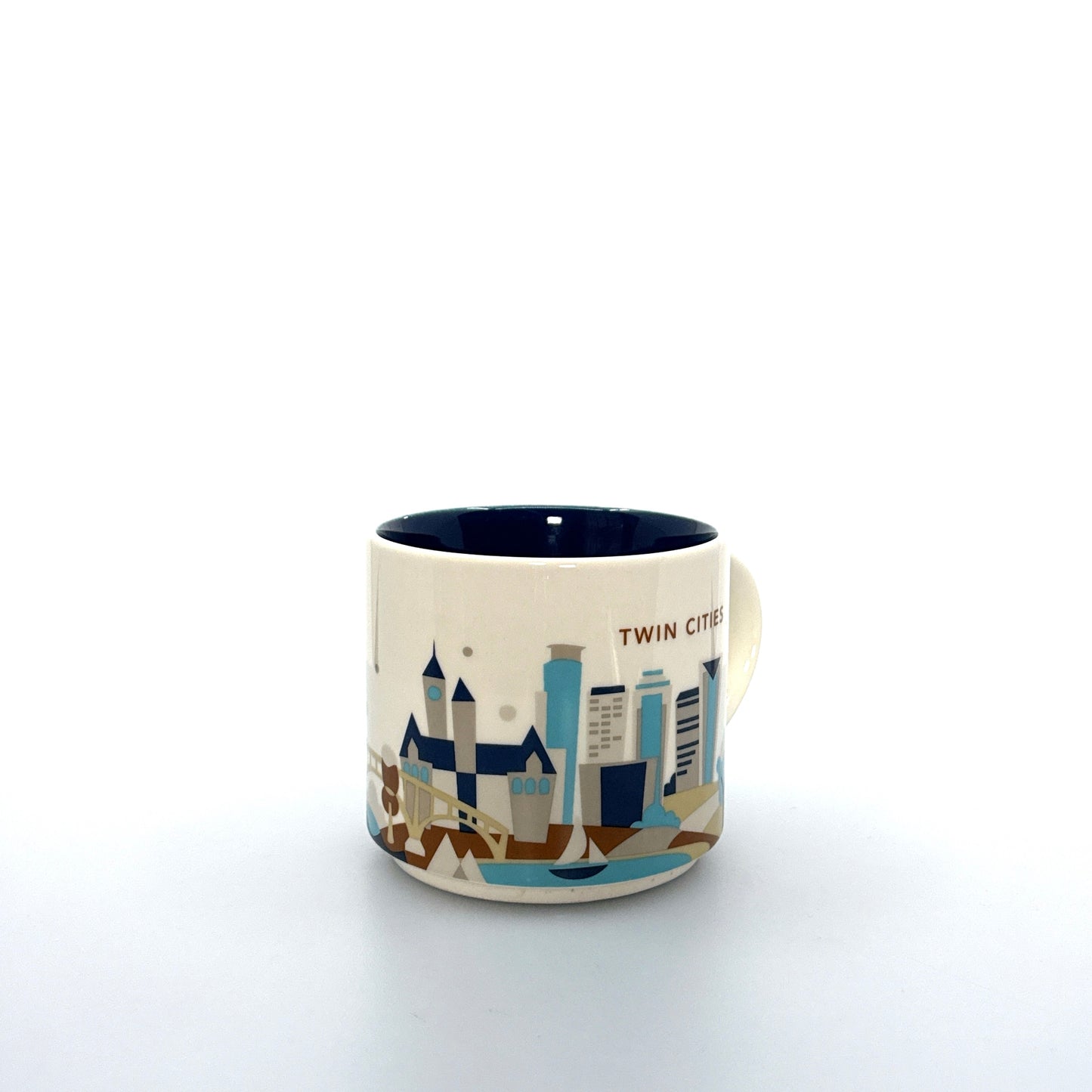 2014 Starbucks Twin Cities YOU ARE HERE Coffee Mug 14oz Collectors Cup EUCo0