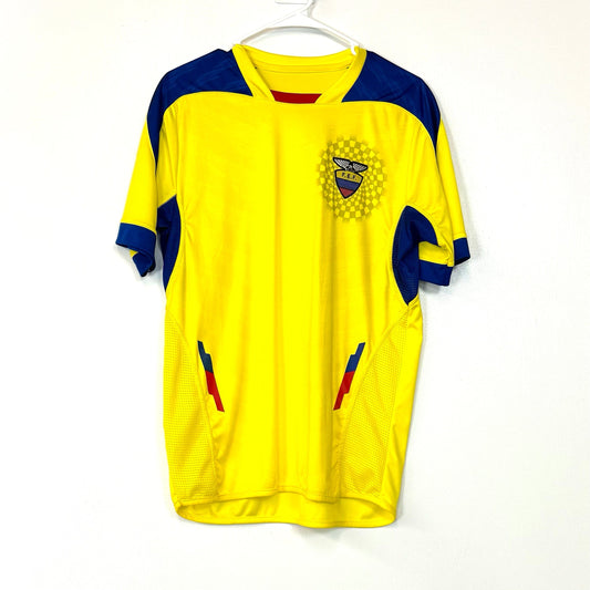 Ecuador FEF Futbol Club | Mens S/s Jersey | Color: Yellow | Size: L