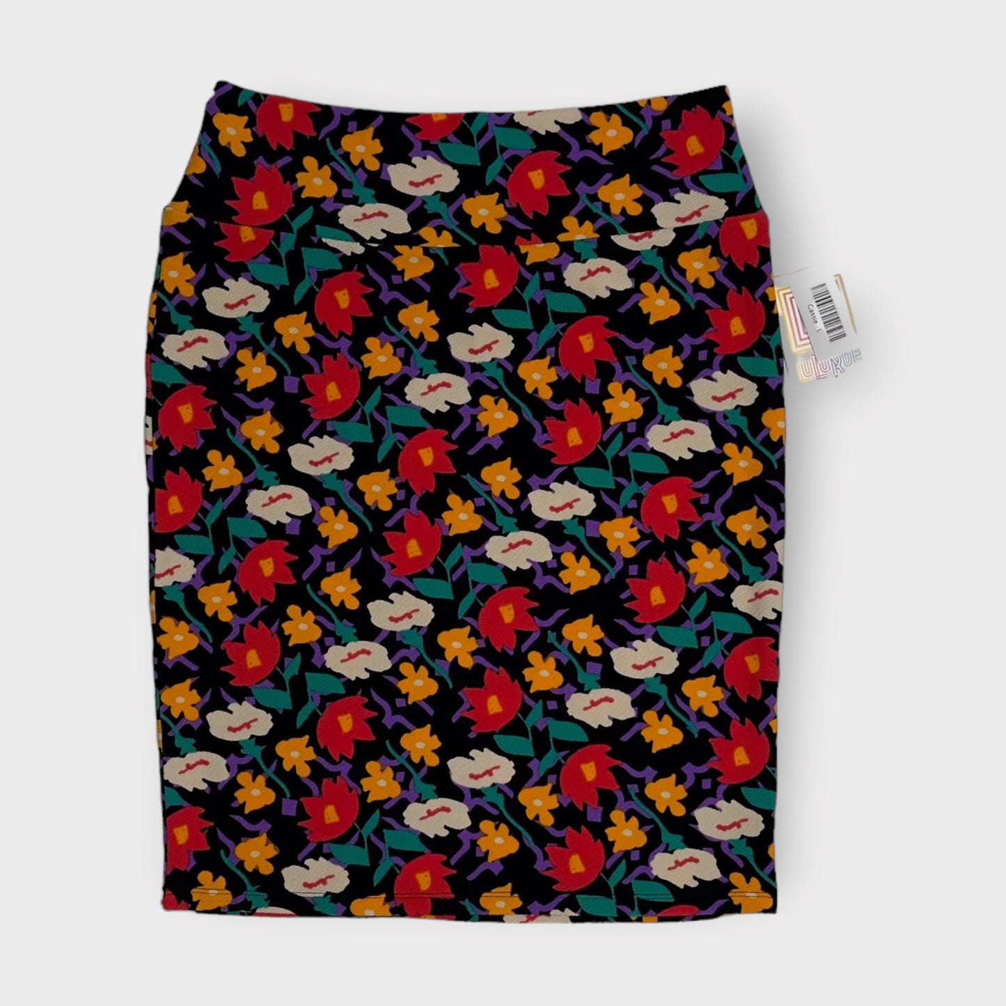 LuLaRoe Cassie Pencil Skirt | L (14-16) | Multicolor | Floral | NWT