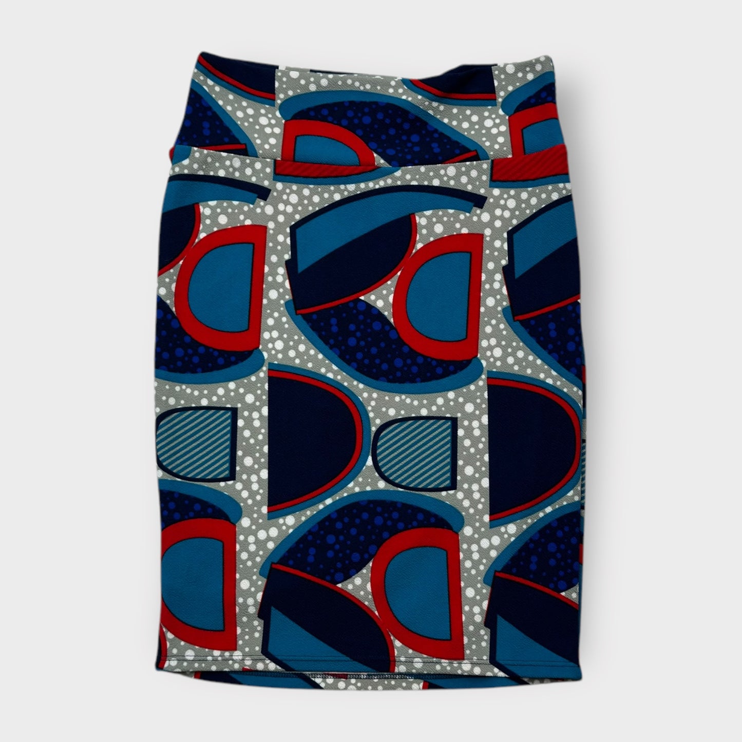 LuLaRoe Cassie Pencil Skirt - Multicolor Abstract Pattern - Size S (4-6) - NWT