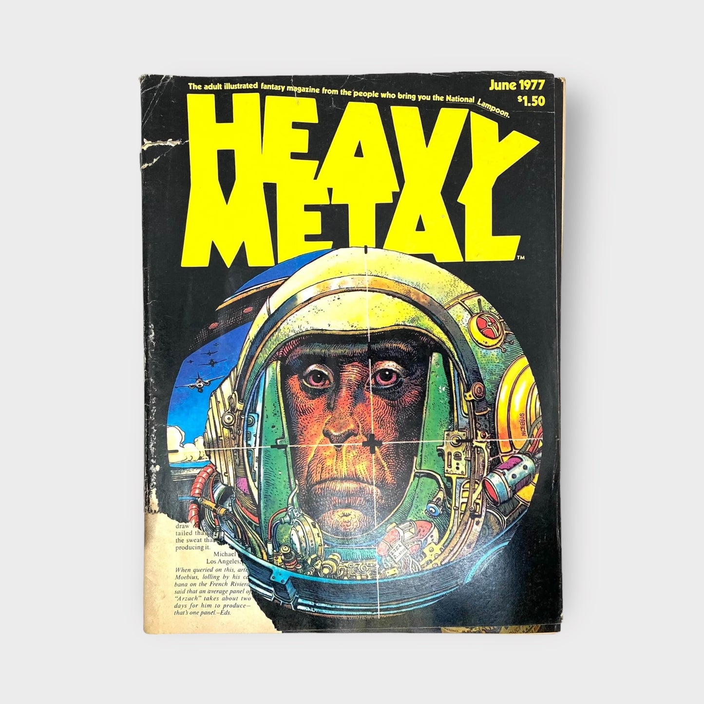 HEAVY METAL Adult Illustrated Fantasy Erotic Magazine | Vintage | GUC | June 1977