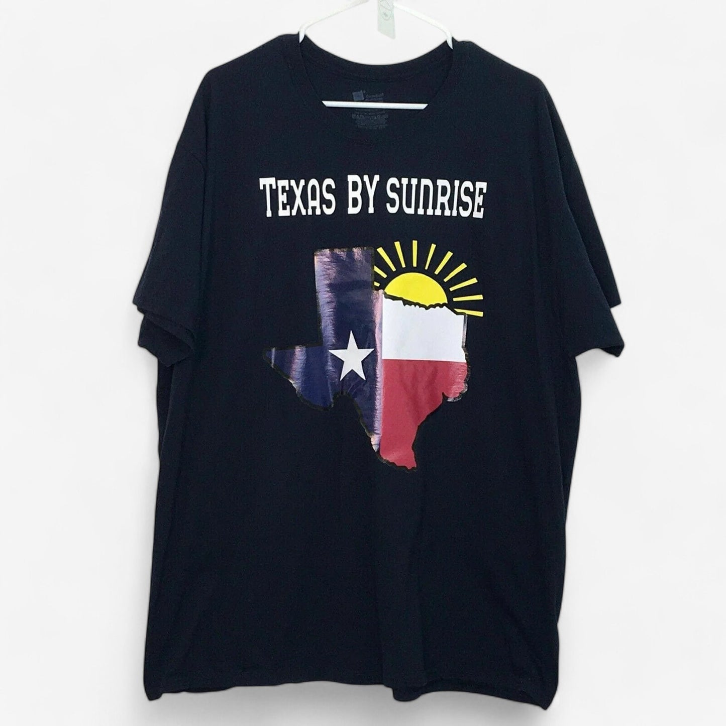 Hanes Men's Blue 'Texas By Sunrise' ComfortSoft T-Shirt - Short Sleeve - Size 3XL