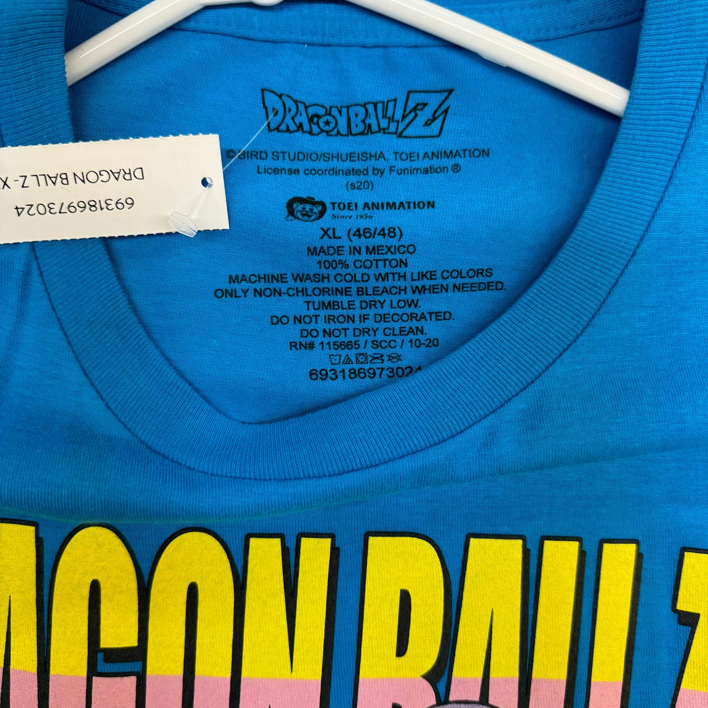 Dragonball Z | Mens Goku Piccolo Graphic T-Shirt | Color: Blue | Size: XL | NWT