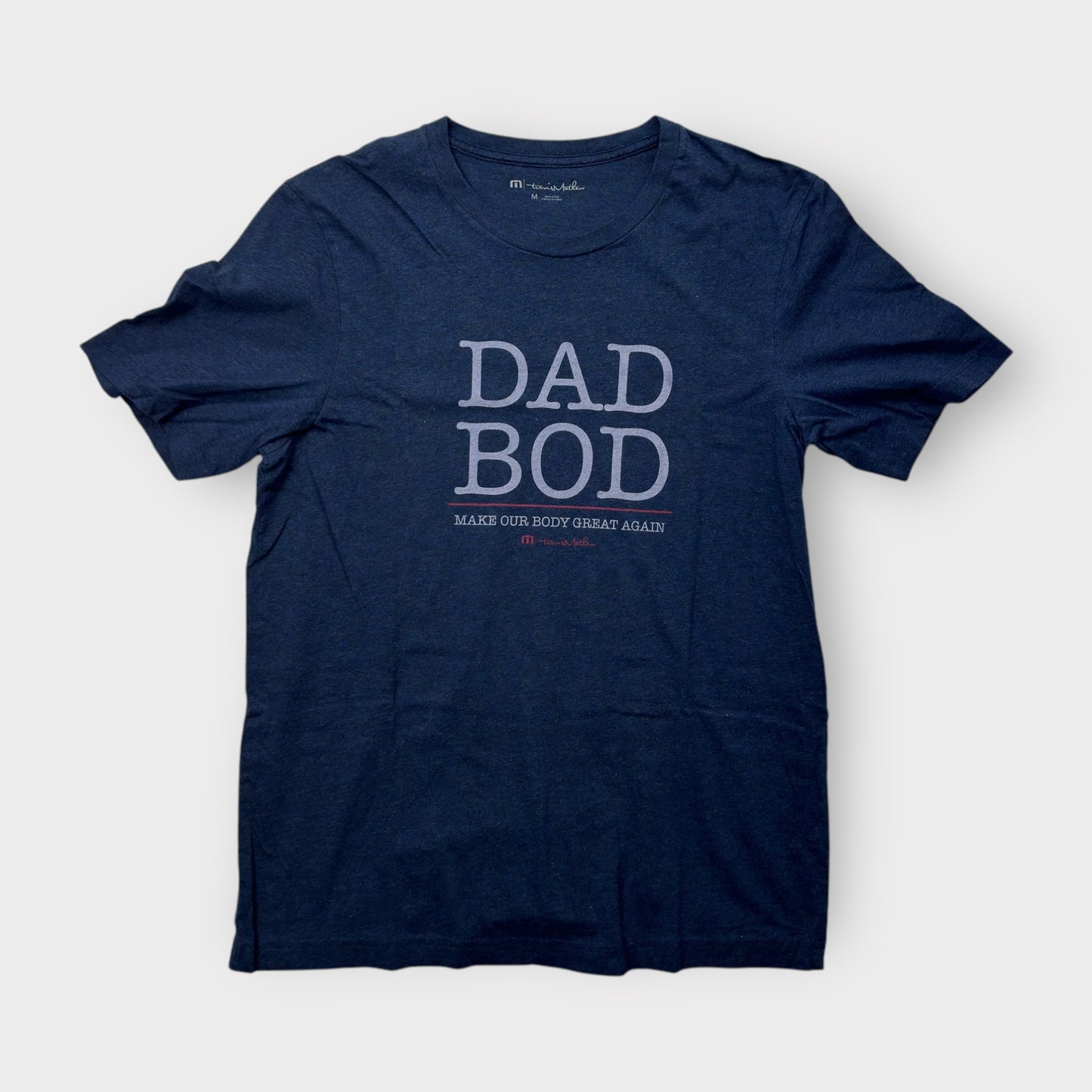 TravisMathew Men's Size M 'Dad Bod' Graphic T-Shirt