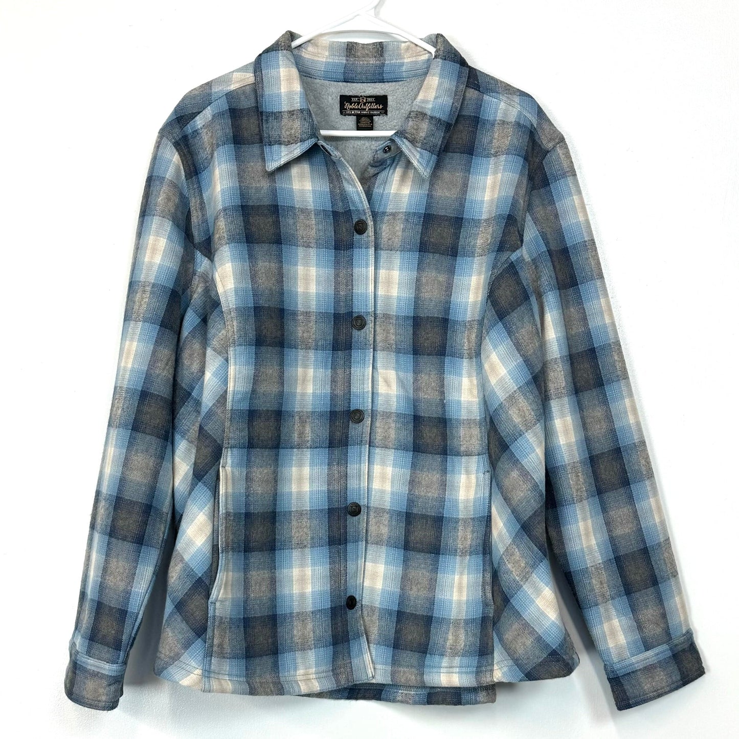 Noble Outfitters | Womens Shirt Jacket | XXL | Cashmere Blue Plaid | NWT