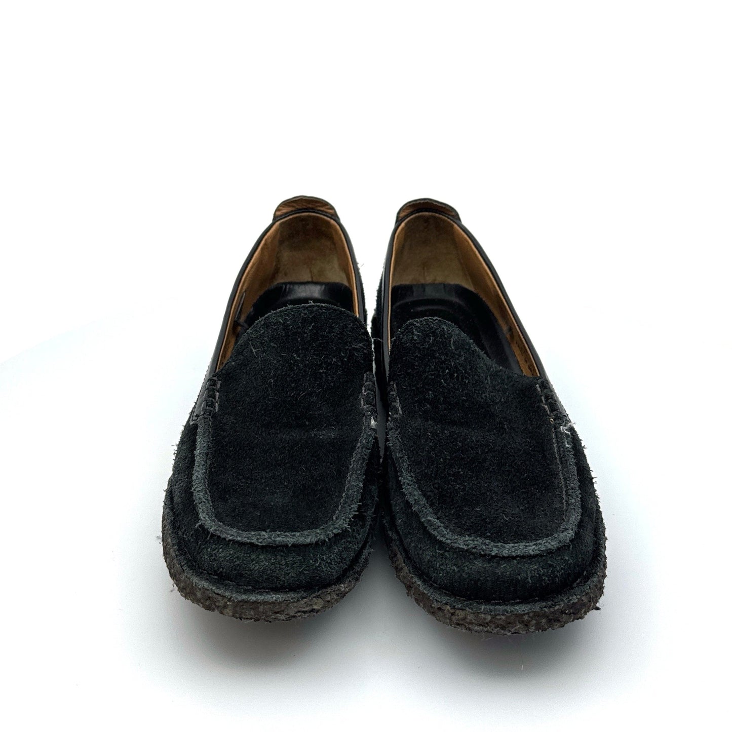 Lands’ End | Venetian Suede Crepe Sole Loafers | Size: 7M | Color: Black | EUC